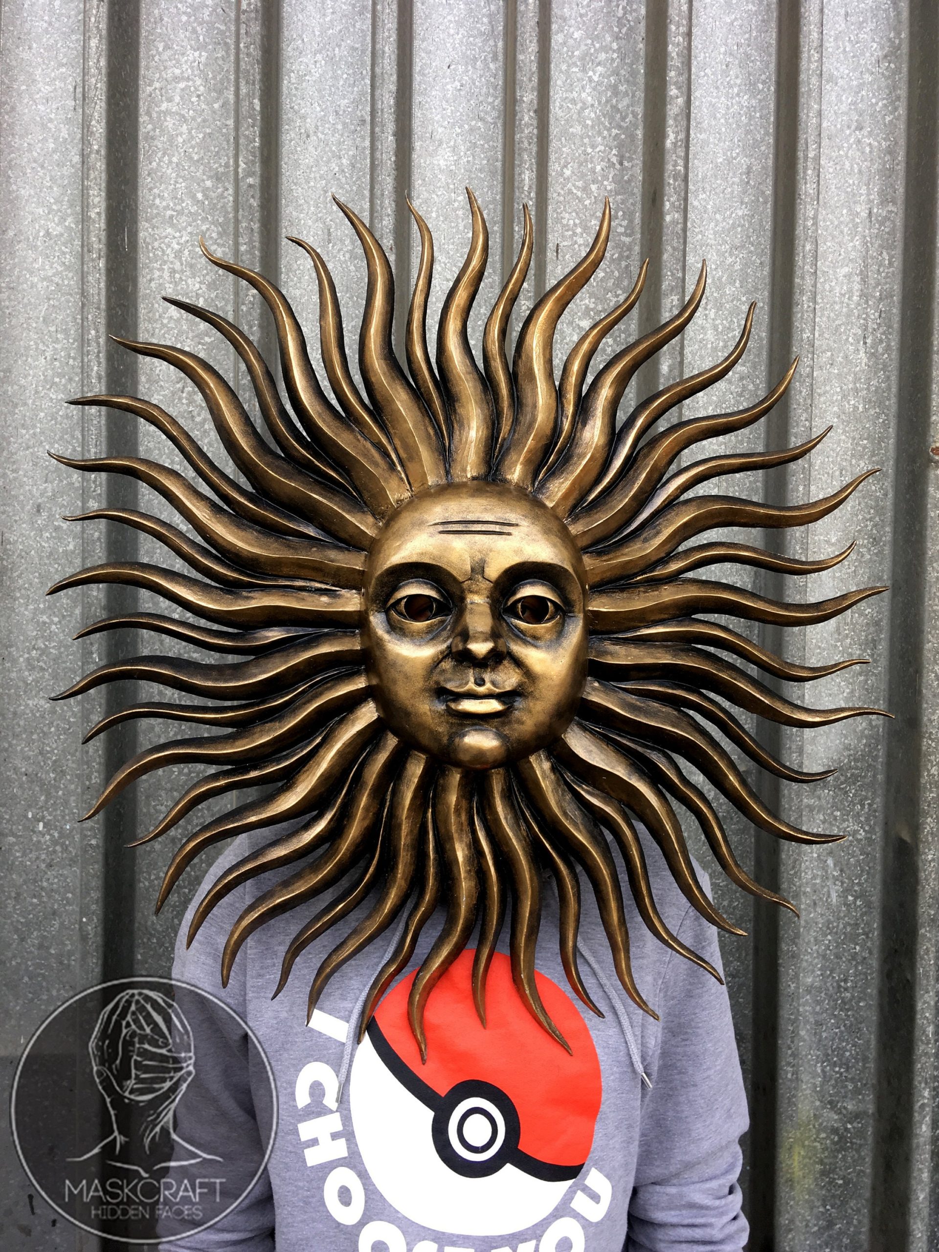 Sun medieval mask by Maskcraft – MASKCRAFT